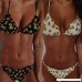 Women Sexy Monokini Swimwear 2pcs Lady Tankini Backless Bikinis Set Sunflower Print Halter Brazilian Swimwear White B07MC3MWRB